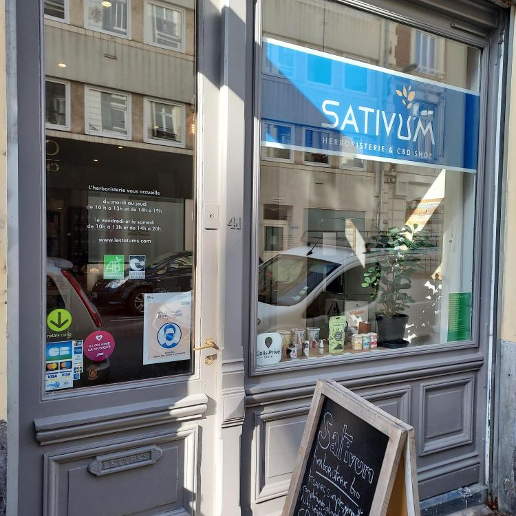 Photo du magasin SATIVUM CBD shop & herboristerie biologique à Lille
