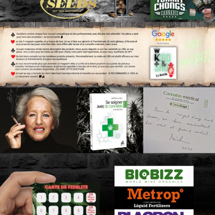 Photo du magasin King & Queen, Le Petit Amsterdam à Bormes-les-Mimosas