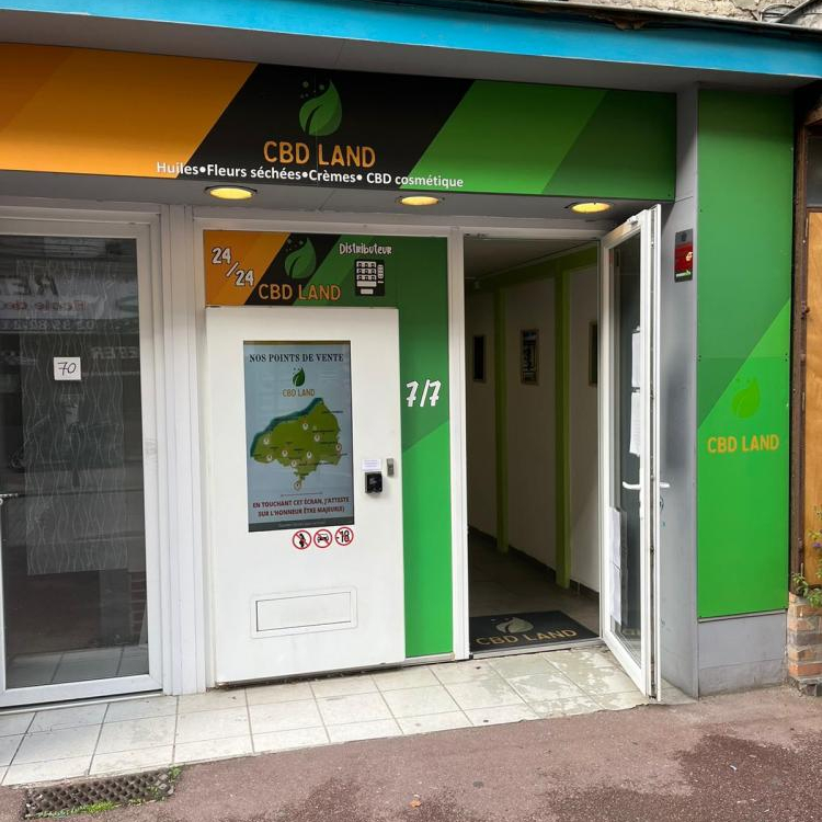 Photo du magasin Distributeur CBDLAND à Dieppe Photo du magasin Distributeur CBDLAND à Dieppe