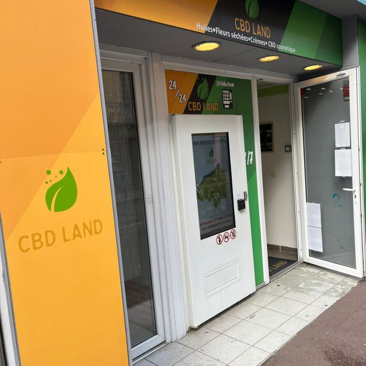 Photo du magasin Distributeur CBDLAND à Dieppe Photo du magasin Distributeur CBDLAND à Dieppe