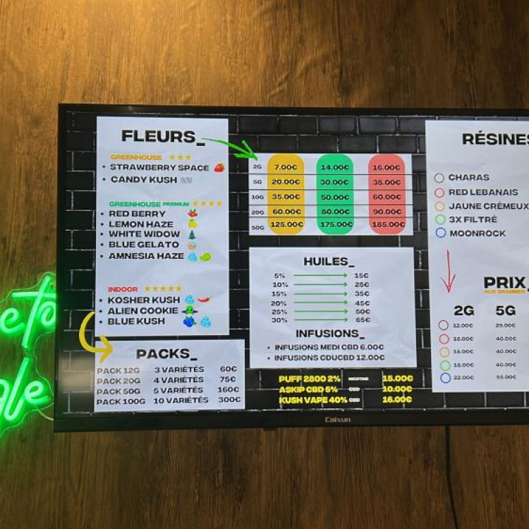 Photo du magasin CDUCBD CBD Shop à Paris Photo du magasin CDUCBD CBD Shop à Paris