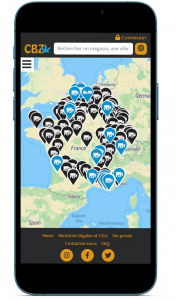 Carte des magasins de CBD Carte des magasins de CBD