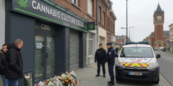 Décès d'un client dans un magasin à Calais - image générée par IA